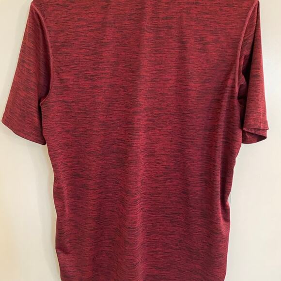 Quick-Dry Short-Sleeve Shirt T-Shirt in Black and Red Small - Picture 2 of 3